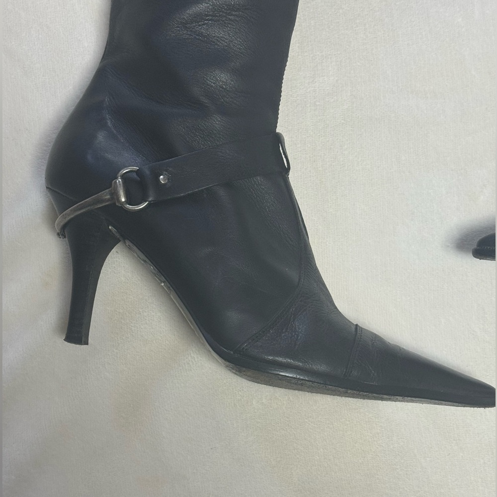 Western Style Knee High Boots - Picture 5 of 12